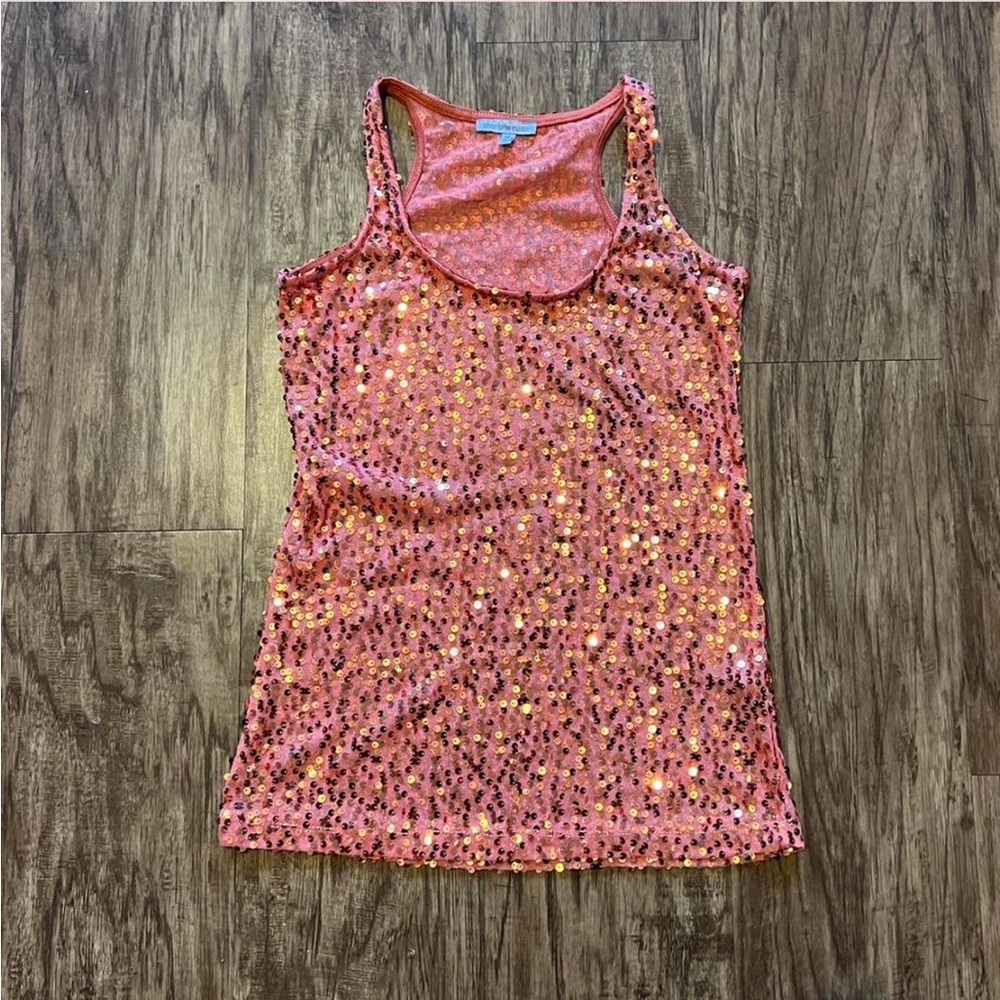 Sequin tank top
